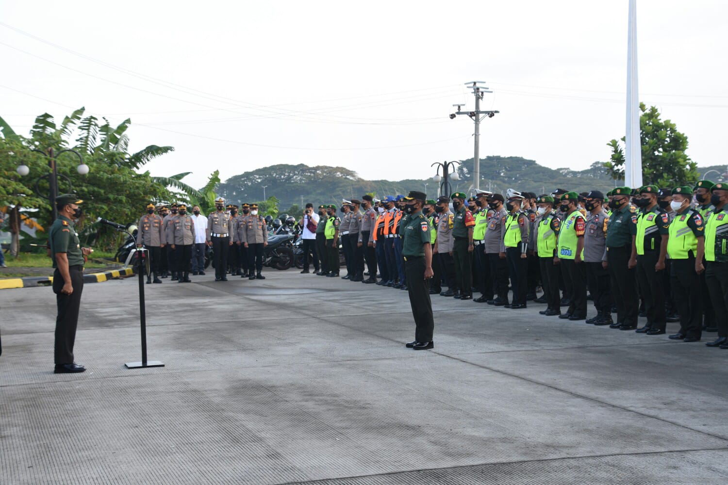 Kunjungan Presiden RI Ke Jawa Tengah, Danrem 073/Makutarama Pimpin Apel Gelar Pasukan